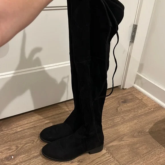 Catherine Malandrino Shoes Brand New Black Over The Knee Boot